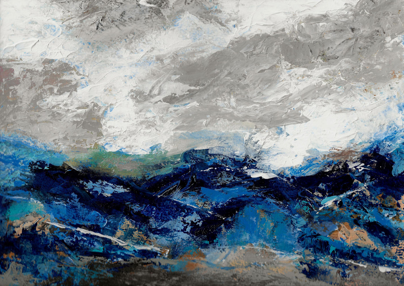 Mountain Mistral, abstract mountains