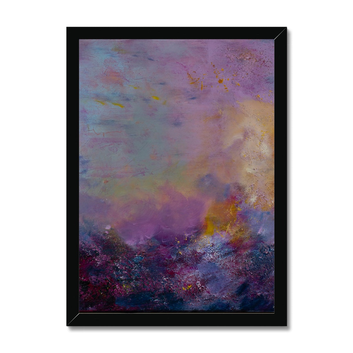 Faraway Thoughts - Abstract Framed Print
