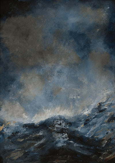 Eternal Tempest, original abstract storm seascape