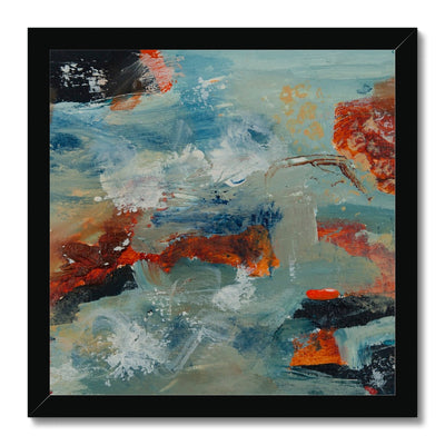 Abstract in Blue Number 1 Framed Print