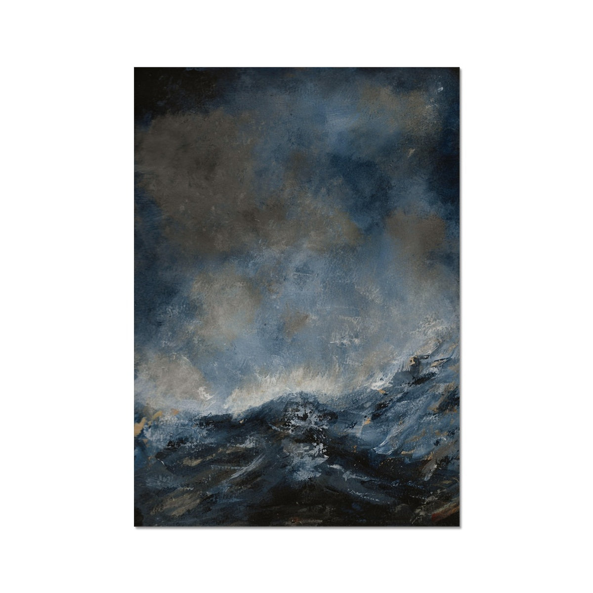 Eternal Tempest Stormy Skies abstract art- Fine Art Print