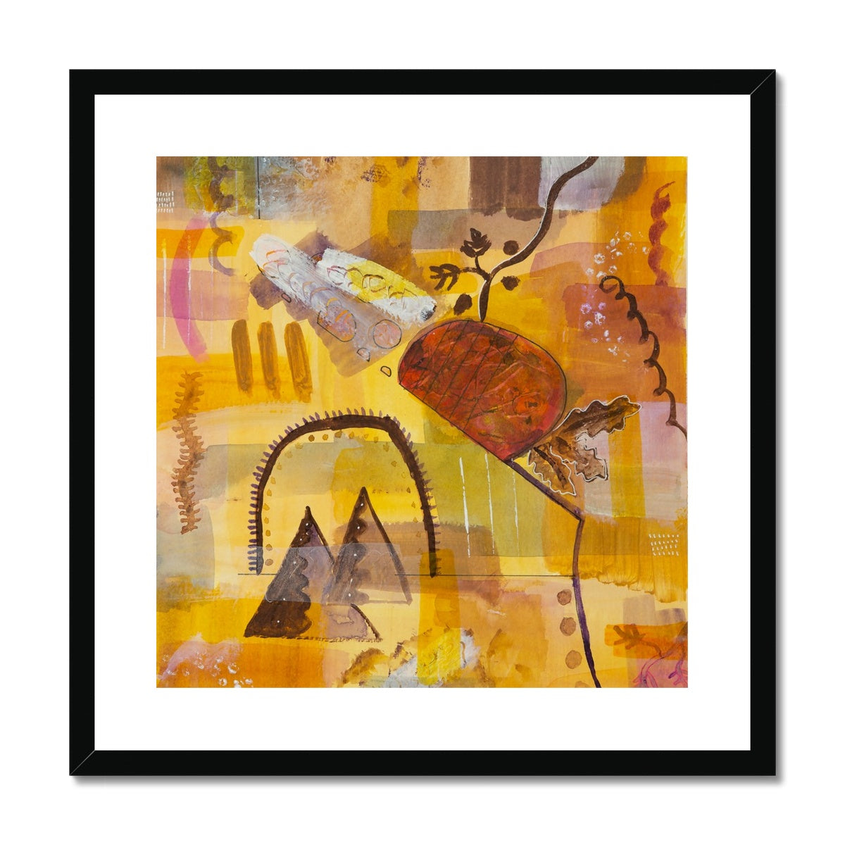 The Journey - Abstract Framed and Mounted Print