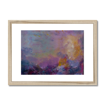 Faraway Thoughts - Abstract Framed and Mounted Print