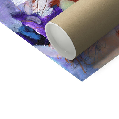Lilac Promise Original Abstract Art - Hahnemühle Photo Rag Print