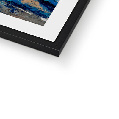 Mountain Mistral Abstract Mountain artwork - Framed & Mounted Print