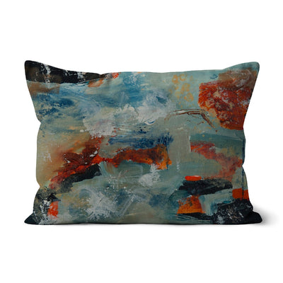 Abstract in Blue Number 1 Cushion