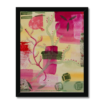 Abstract In Green - Framed Print