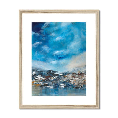 Azure Serenity Big Skies artwork - Framed and Mounted Print