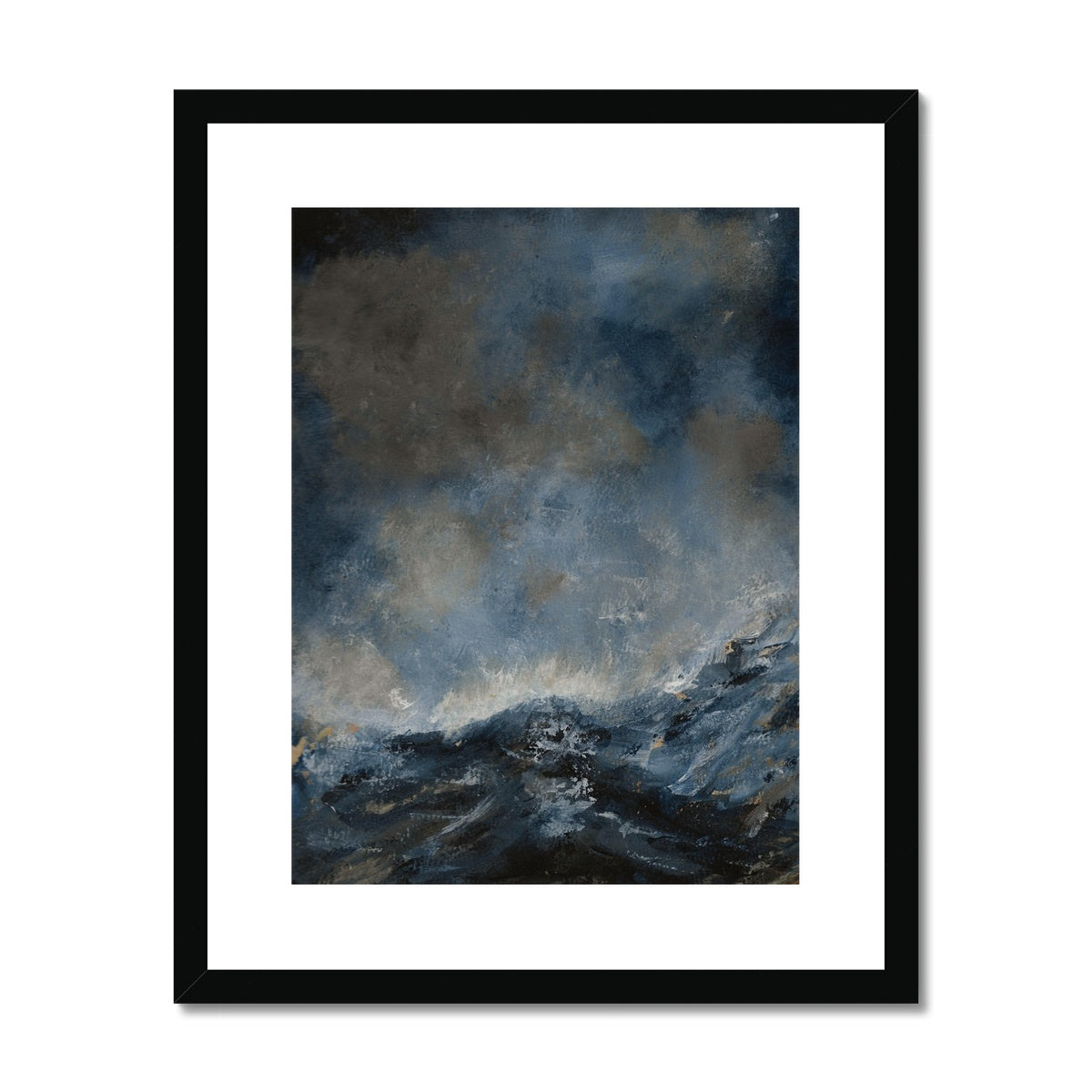 Eternal Tempest Stormy Skies - Framed & Mounted Print